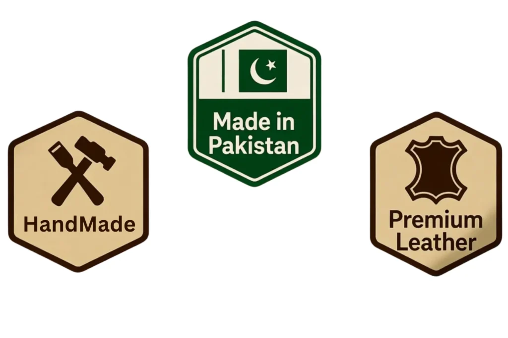 leather made pakistan products
